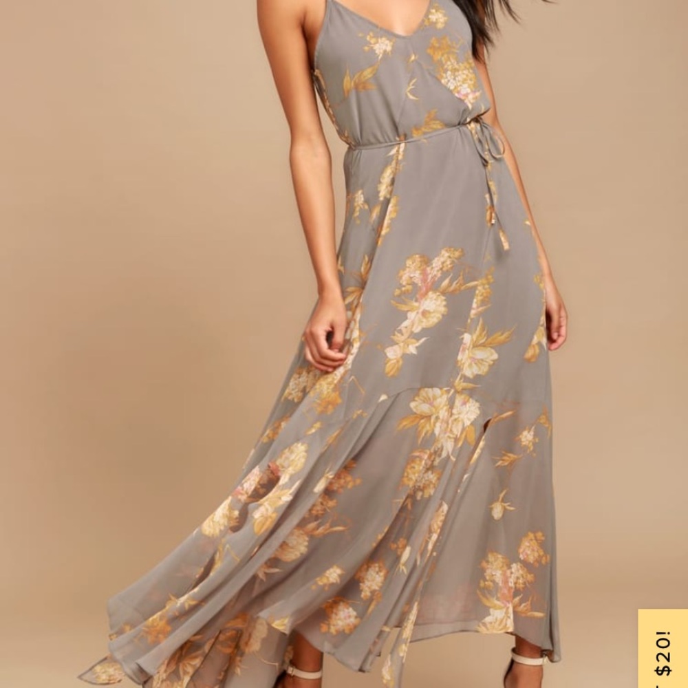 Lulus maxi dress